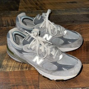 New Balance Gray and White Women's Sneakers